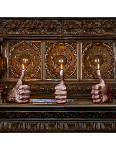 Świeca Hand OK Rose Gold