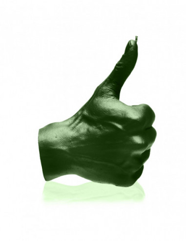Świeca Hand OK Dark Green