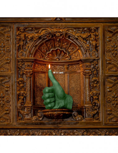 Świeca Hand OK Dark Green