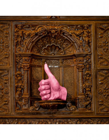 Świeca Hand OK Pink