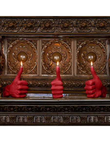 Świeca Hand OK Red