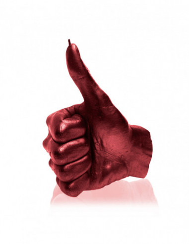 Świeca Hand OK Red Metallic