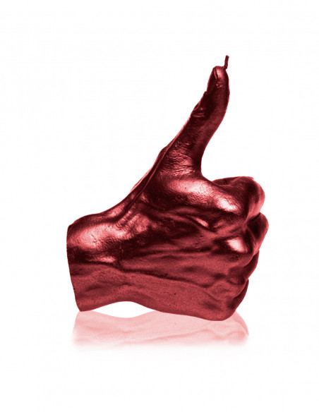 Świeca Hand OK Red Metallic