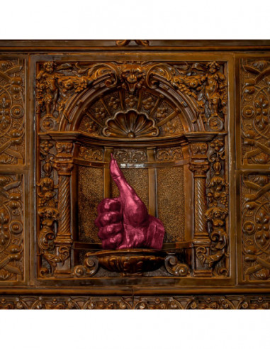 Świeca Hand OK Red Metallic