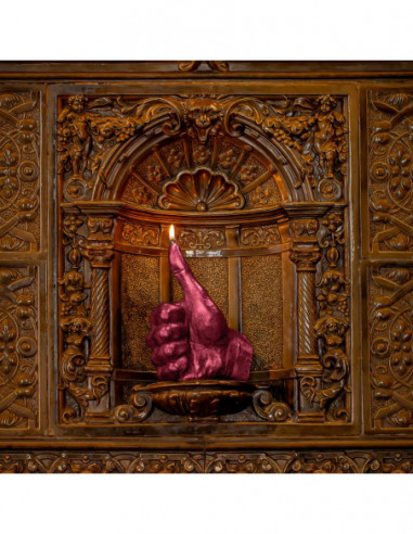 Świeca Hand OK Red Metallic