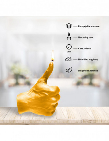 Świeca Hand OK Yellow