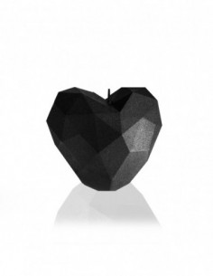 Świeca Heart Low-Poly Black... 2