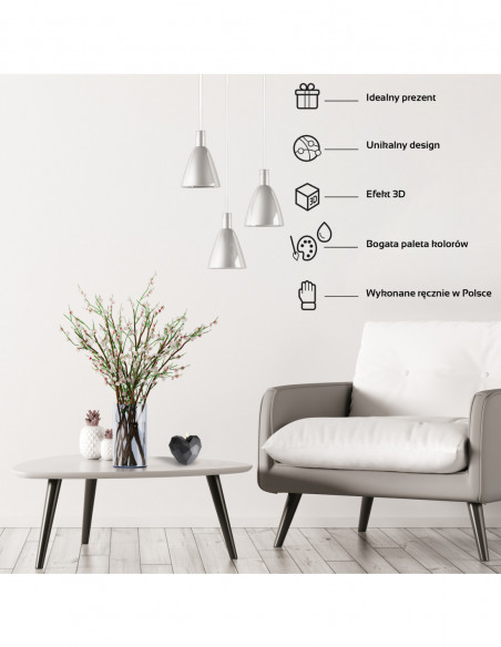 Świeca Heart Low-Poly Steel