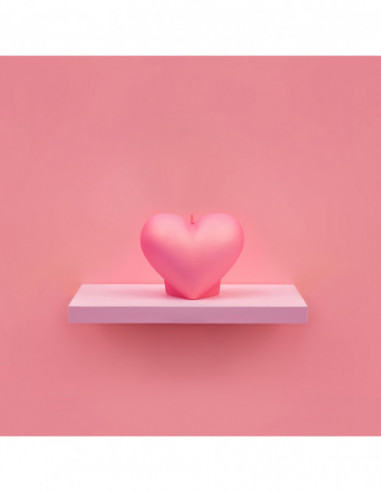 Świeca Heart Smooth Black Matt