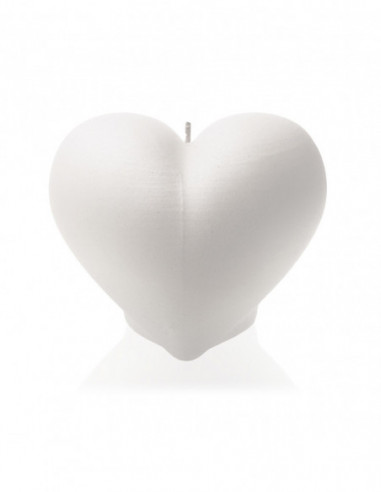 Świeca Heart Smooth White