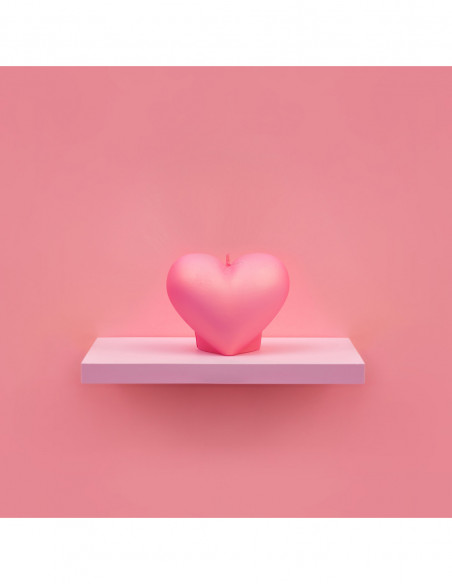 Świeca Heart Smooth Dark Green