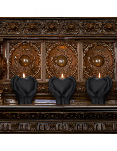 Świeca Hand LOVE Edition Black Matt