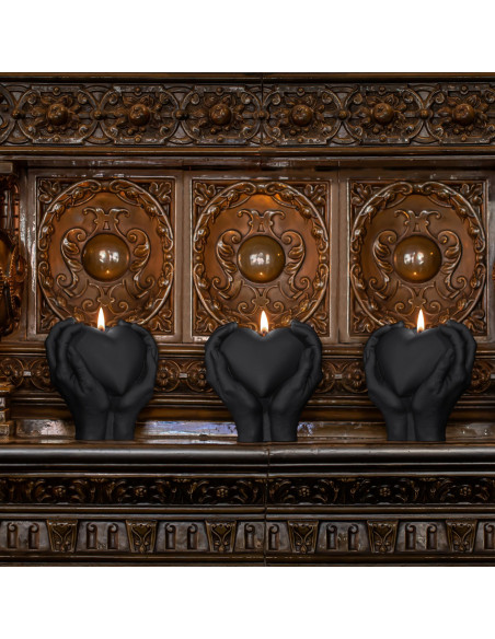Świeca Hand LOVE Edition Black Matt