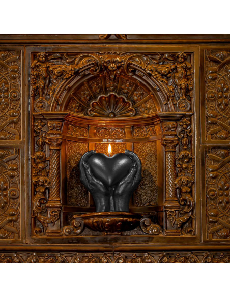 Świeca Hand LOVE Edition Black Metallic