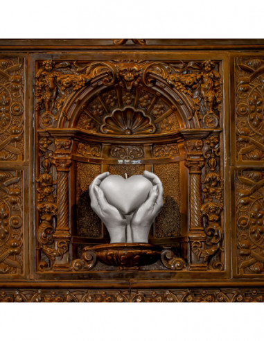 Świeca Hand LOVE Edition Gray