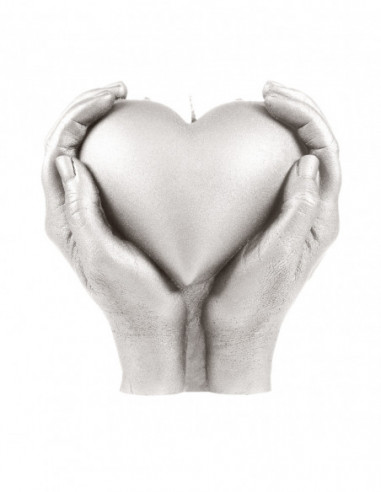 Świeca Hand LOVE Edition Gray
