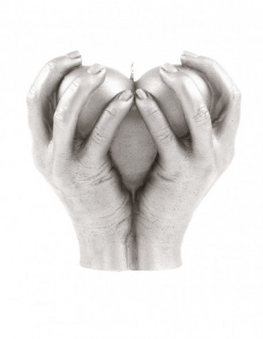 Świeca Hand LOVE Edition Gray