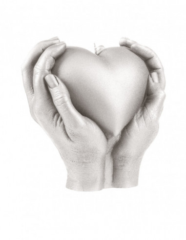 Świeca Hand LOVE Edition Gray