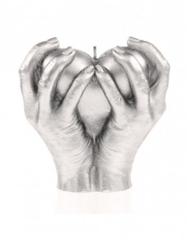 Świeca Hand LOVE Edition Silver