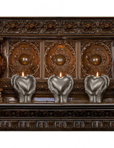 Świeca Hand LOVE Edition Brass