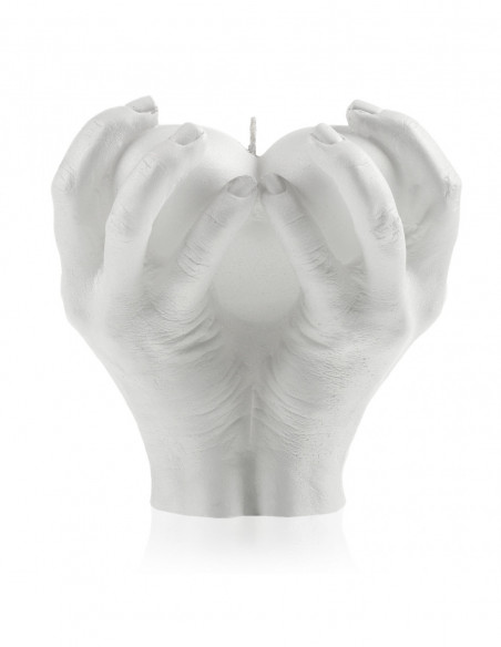 Świeca Hand LOVE Edition White