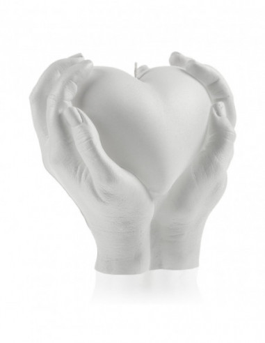 Świeca Hand LOVE Edition White