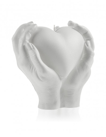 Świeca Hand LOVE Edition White
