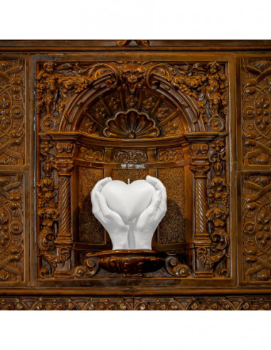 Świeca Hand LOVE Edition White