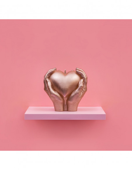 Świeca Hand LOVE Edition Rose Gold