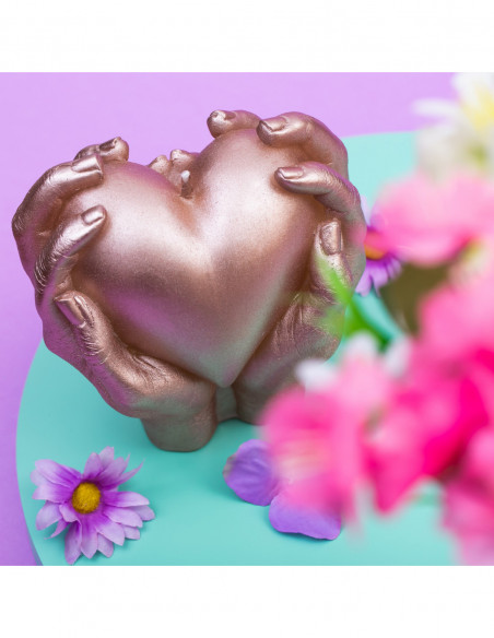 Świeca Hand LOVE Edition Rose Gold