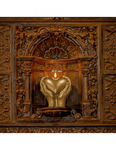 Świeca Hand LOVE Edition Classic Gold