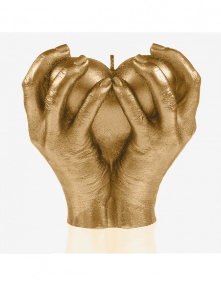 Świeca Hand LOVE Edition Classic Gold