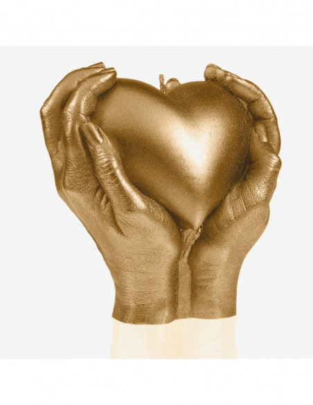 Świeca Hand LOVE Edition Classic Gold