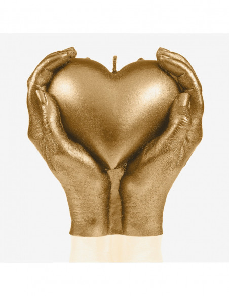 Świeca Hand LOVE Edition Classic Gold