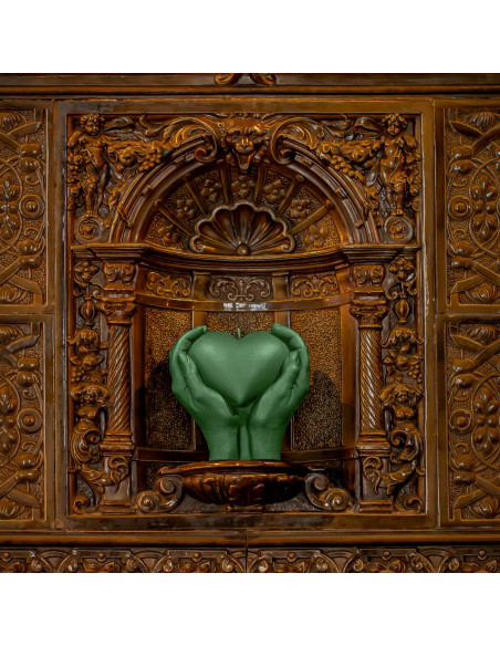Świeca Hand LOVE Edition Dark Green