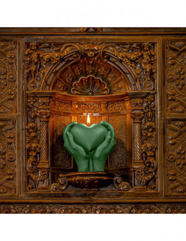 Świeca Hand LOVE Edition Dark Green