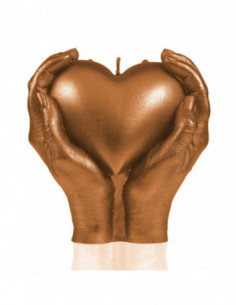 Świeca Hand LOVE Edition Gold