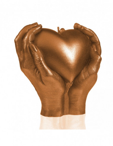 Świeca Hand LOVE Edition Gold