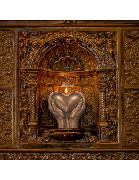 Świeca Hand LOVE Edition Gold