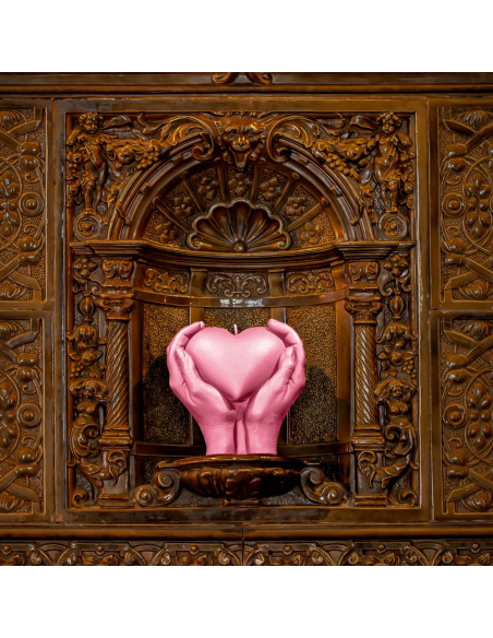 Świeca Hand LOVE Edition Pink