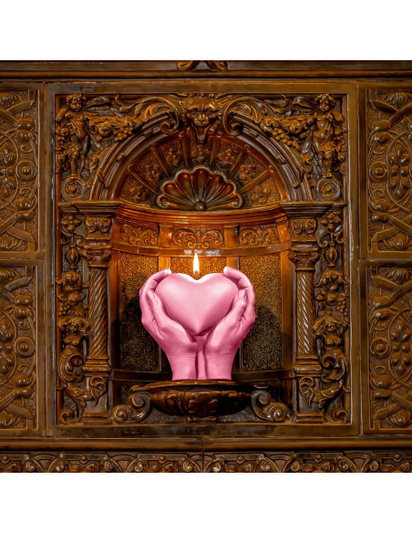 Świeca Hand LOVE Edition Pink