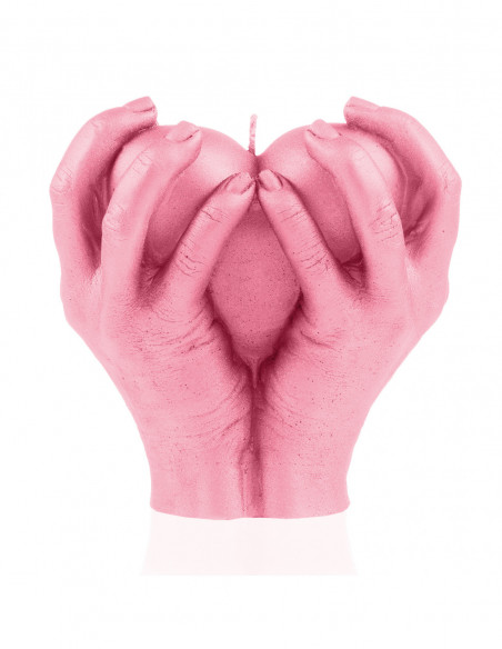 Świeca Hand LOVE Edition Pink