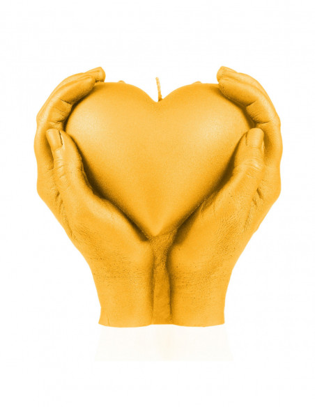 Świeca Hand LOVE Edition Yellow