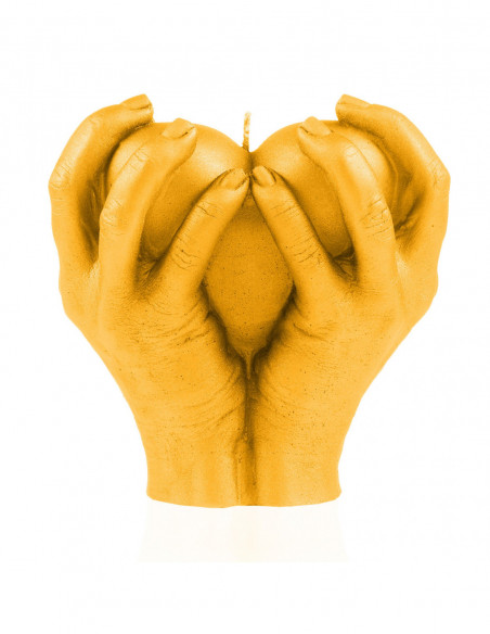 Świeca Hand LOVE Edition Yellow