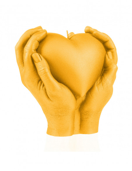 Świeca Hand LOVE Edition Yellow