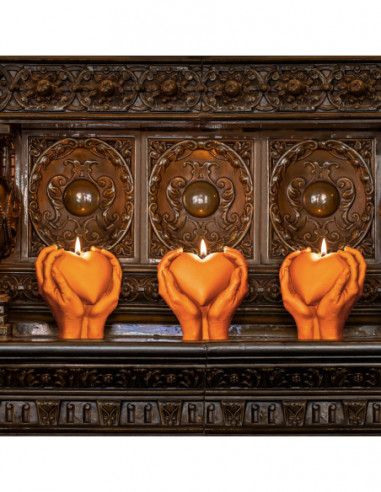 Świeca Hand LOVE Edition Orange