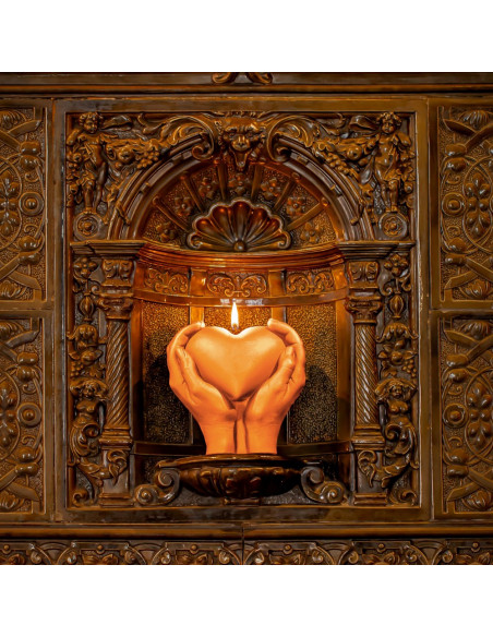 Świeca Hand LOVE Edition Orange