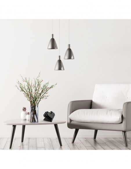 Świeca Heart Pixel Black Metallic