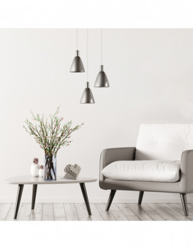 Świeca Heart Pixel Brass