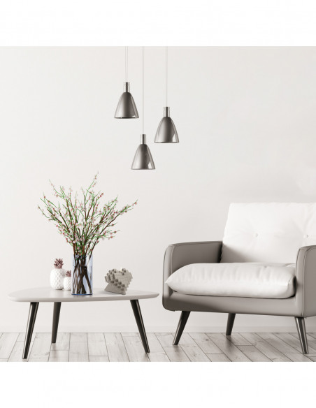 Świeca Heart Pixel Brass